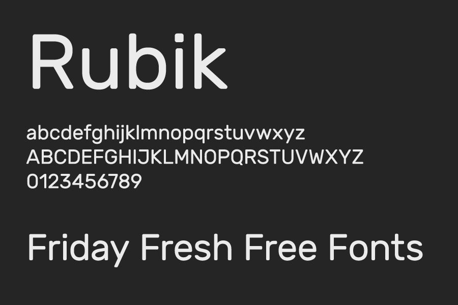 Rubik | Font Download | Creativos2go