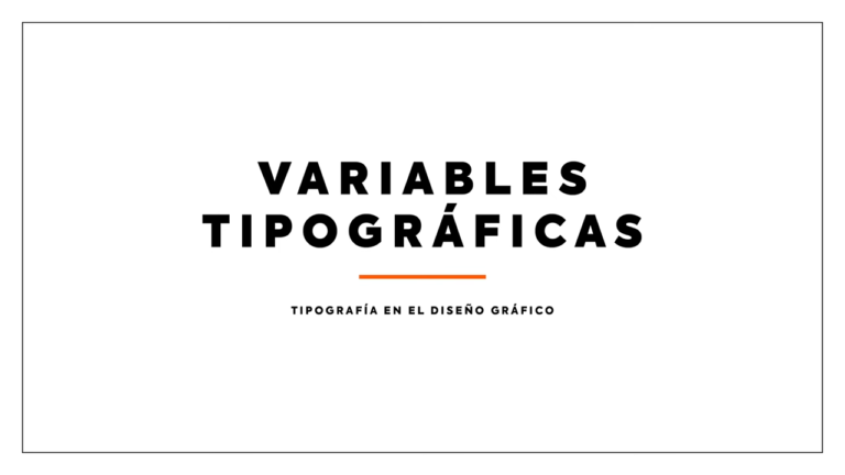 Variables tipograficas en diseño Gráfico | Creativos2go